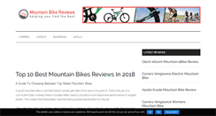 Desktop Screenshot of mountainbikereview.org.uk